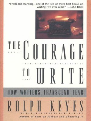 cover image of The Courage to Write